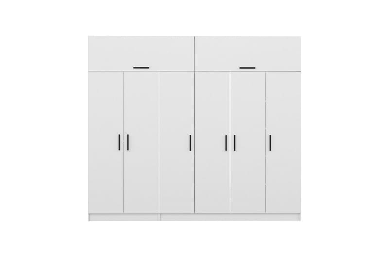 Fruitland Garderob 270 cm - Vit - Förvaring - Klädförvaring - Garderob & garderobssystem