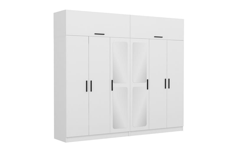 Fruitland Garderob 270 cm - Vit - Förvaring - Klädförvaring - Garderob & garderobssystem