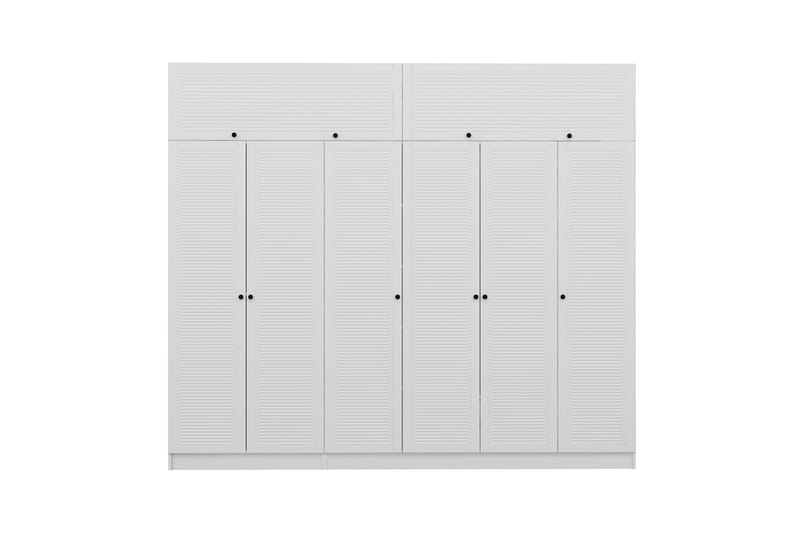 Fruitland Garderob 270 cm - Vit - Förvaring - Klädförvaring - Garderob & garderobssystem