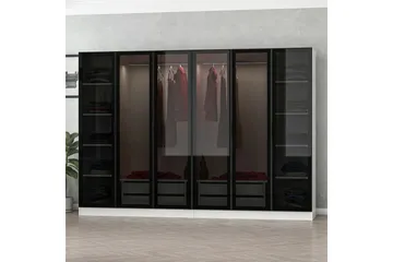 Fruitland Garderob 270 cm - Vit - Förvaring - Klädförvaring - Garderob & garderobssystem
