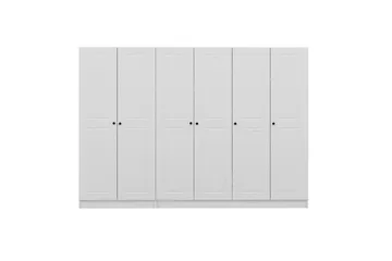 Fruitland Garderob 270 cm - Vit - Förvaring - Klädförvaring - Garderob & garderobssystem