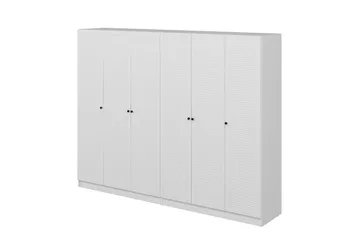 Fruitland Garderob 270 cm - Vit - Förvaring - Klädförvaring - Garderob & garderobssystem
