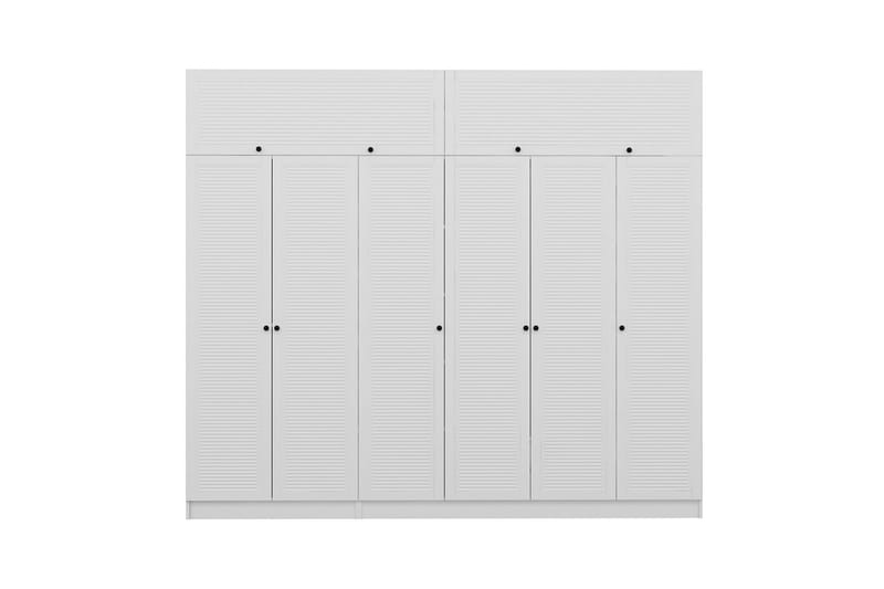 Fruitland Garderob 270 cm - Vit - Förvaring - Klädförvaring - Garderob & garderobssystem