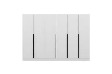 Fruitland Garderob 270 cm - Vit - Förvaring - Klädförvaring - Garderob & garderobssystem