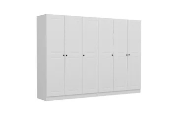 Fruitland Garderob 270 cm - Vit - Förvaring - Klädförvaring - Garderob & garderobssystem