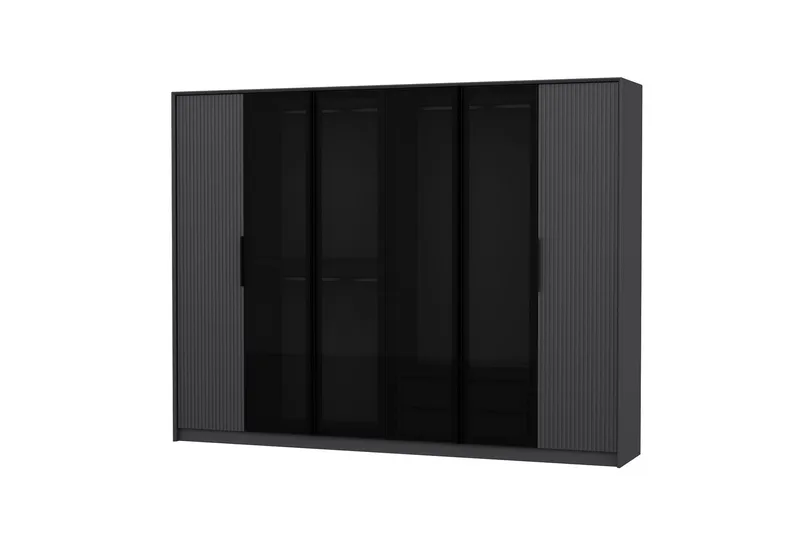 Fruitland Garderob 274x210 cm - Antracit - Förvaring - Klädförvaring - Garderob & garderobssystem