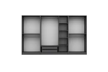 Fruitland Garderob 315 cm - Antracit - Förvaring - Klädförvaring - Garderob & garderobssystem