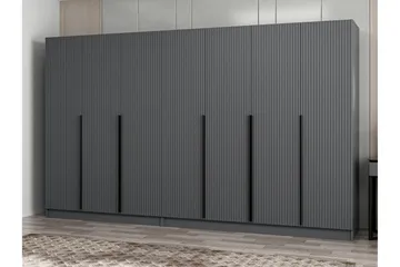 Fruitland Garderob 315 cm - Antracit - Förvaring - Klädförvaring - Garderob & garderobssystem