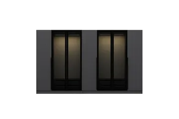 Fruitland Garderob 315 cm - Antracit - Förvaring - Klädförvaring - Garderob & garderobssystem