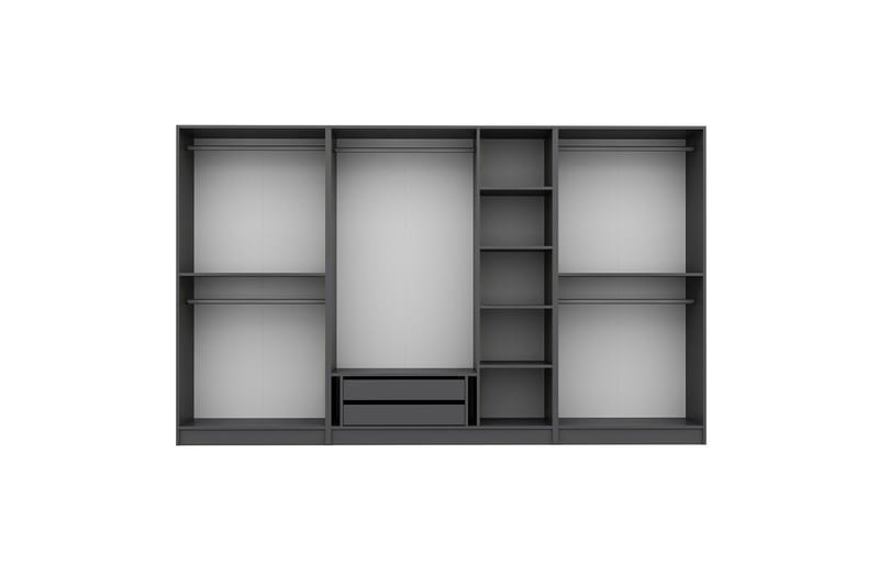 Fruitland Garderob 315 cm - Antracit - Förvaring - Klädförvaring - Garderob & garderobssystem