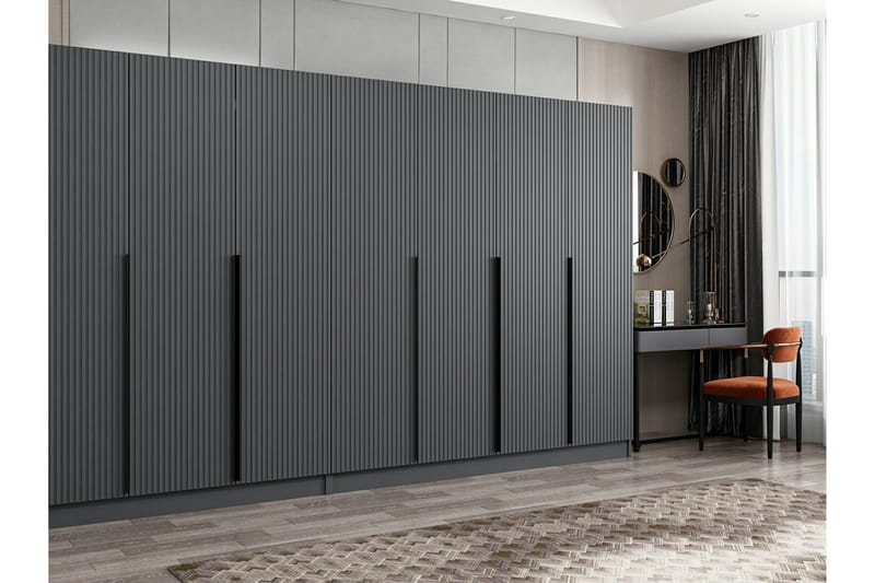 Fruitland Garderob 315 cm, Antracit