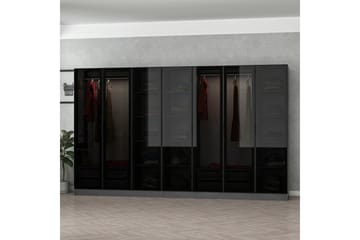 Fruitland Garderob 315 cm - Antracit - Förvaring - Klädförvaring - Garderob & garderobssystem