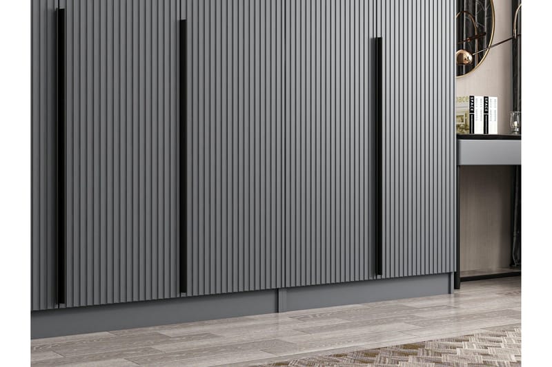 Fruitland Garderob 315 cm - Antracit - Förvaring - Klädförvaring - Garderob & garderobssystem