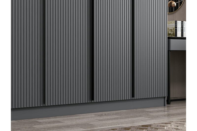 Fruitland Garderob 315 cm - Antracit - Förvaring - Klädförvaring - Garderob & garderobssystem