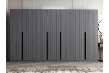 Fruitland Garderob 315 cm - Antracit - Förvaring - Klädförvaring - Garderob & garderobssystem
