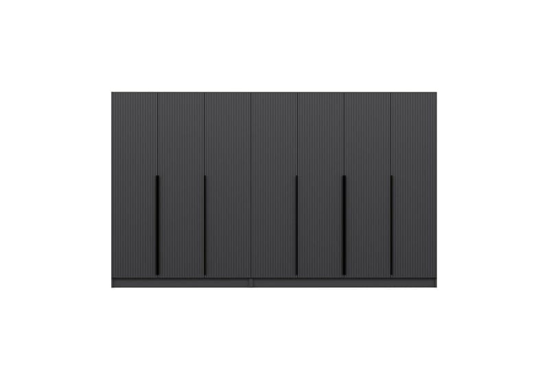 Fruitland Garderob 315 cm - Antracit - Förvaring - Klädförvaring - Garderob & garderobssystem