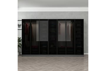 Fruitland Garderob 315 cm - Antracit - Förvaring - Klädförvaring - Garderob & garderobssystem