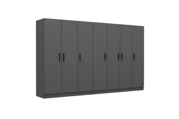 Fruitland Garderob 315 cm - Antracit - Förvaring - Klädförvaring - Garderob & garderobssystem