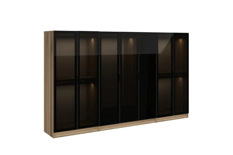 Fruitland Garderob 315 cm - Ek - Förvaring - Klädförvaring - Garderob & garderobssystem