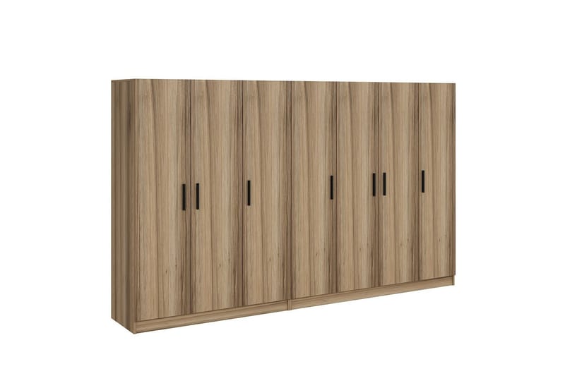 Fruitland Garderob 315 cm - Ek - Förvaring - Klädförvaring - Garderob & garderobssystem