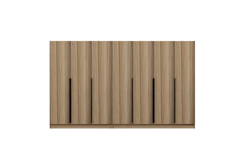 Fruitland Garderob 315 cm - Ek - Förvaring - Klädförvaring - Garderob & garderobssystem