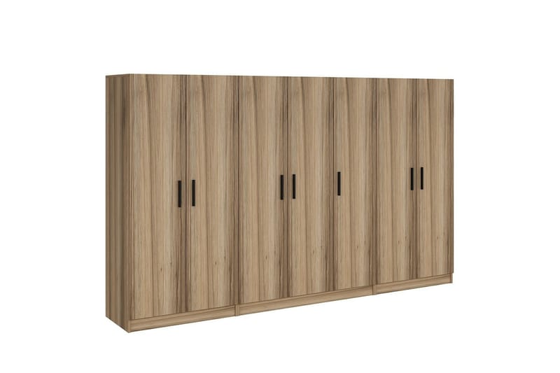 Fruitland Garderob 315 cm - Ek - Förvaring - Klädförvaring - Garderob & garderobssystem