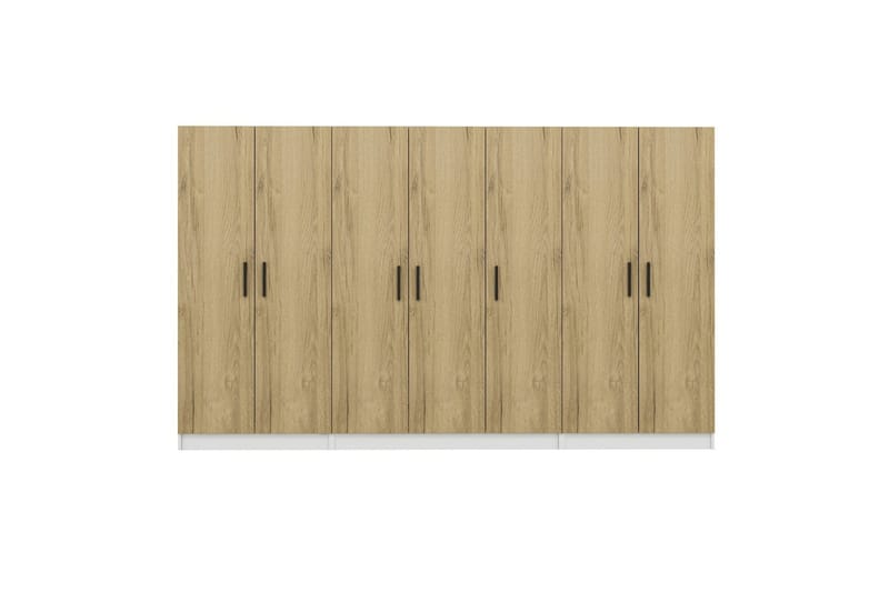 Fruitland Garderob 315 cm - Valnöt - Förvaring - Klädförvaring - Garderob & garderobssystem