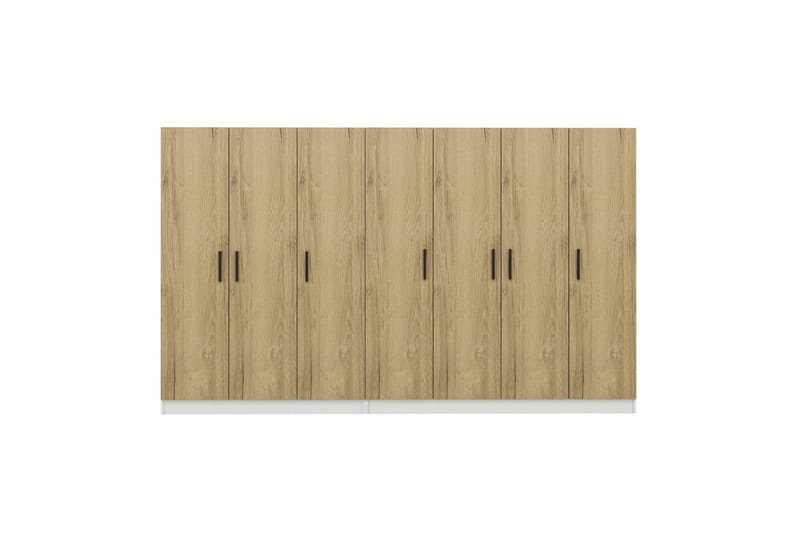 Fruitland Garderob 315 cm - Valnöt - Förvaring - Klädförvaring - Garderob & garderobssystem