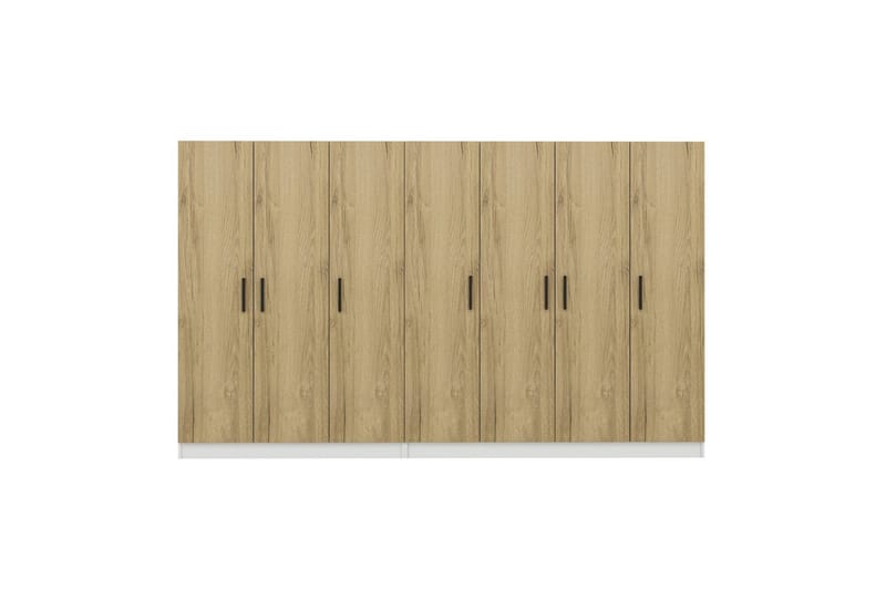 Fruitland Garderob 315 cm - Valnöt - Förvaring - Klädförvaring - Garderob & garderobssystem