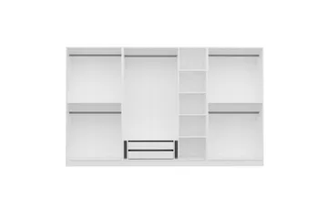 Fruitland Garderob 315 cm - Vit - Förvaring - Klädförvaring - Garderob & garderobssystem