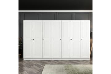 Fruitland Garderob 315 cm - Vit - Förvaring - Klädförvaring - Garderob & garderobssystem