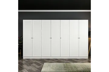 Fruitland Garderob 315 cm - Vit - Förvaring - Klädförvaring - Garderob & garderobssystem