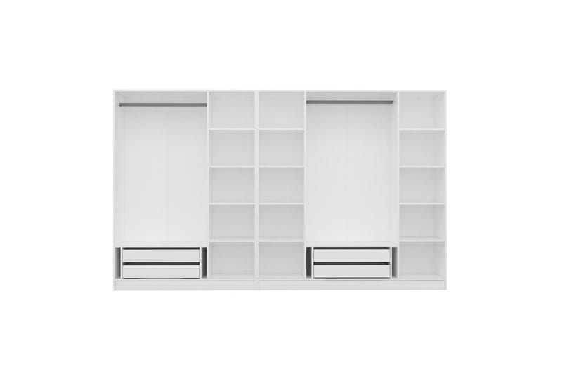 Fruitland Garderob 315 cm - Vit - Förvaring - Klädförvaring - Garderob & garderobssystem