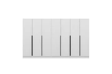 Fruitland Garderob 315 cm - Vit - Förvaring - Klädförvaring - Garderob & garderobssystem