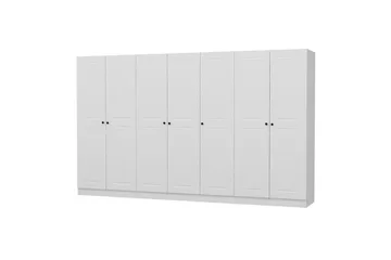 Fruitland Garderob 315 cm - Vit - Förvaring - Klädförvaring - Garderob & garderobssystem