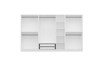 Fruitland Garderob 315 cm - Vit - Förvaring - Klädförvaring - Garderob & garderobssystem