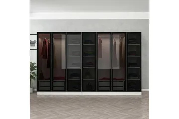 Fruitland Garderob 315 cm - Vit - Förvaring - Klädförvaring - Garderob & garderobssystem