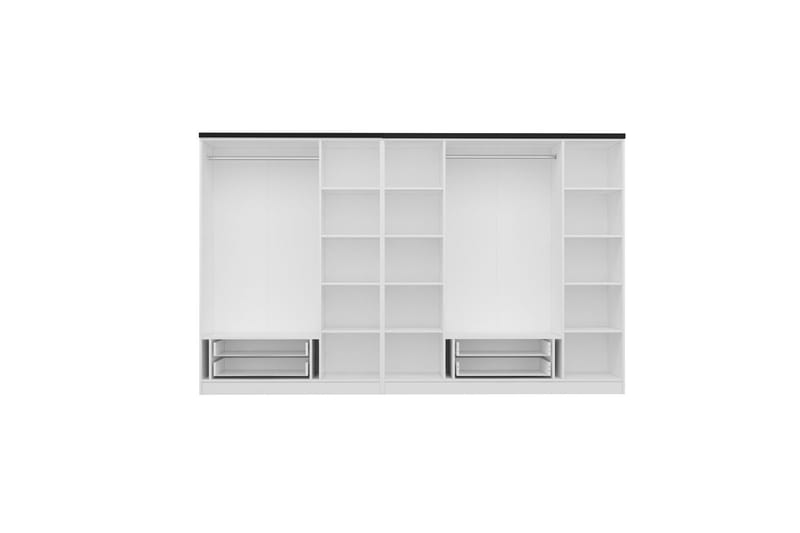 Fruitland Garderob 315 cm - Vit - Förvaring - Klädförvaring - Garderob & garderobssystem