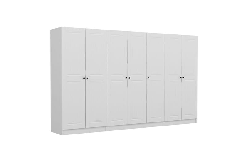 Fruitland Garderob 315 cm - Vit - Förvaring - Klädförvaring - Garderob & garderobssystem