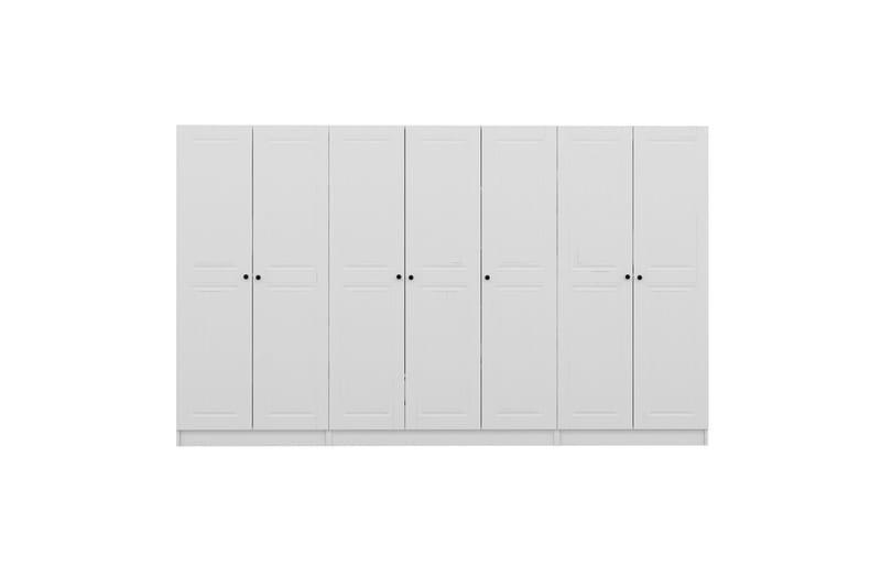 Fruitland Garderob 315 cm - Vit - Förvaring - Klädförvaring - Garderob & garderobssystem