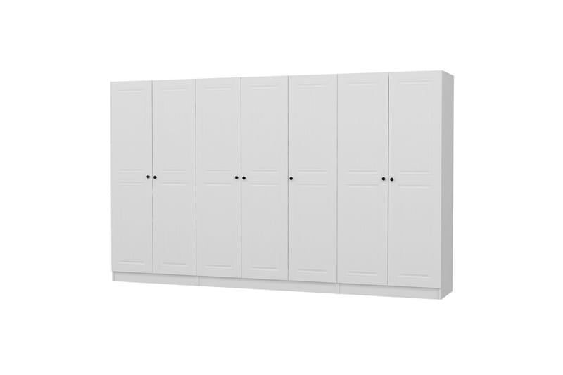 Fruitland Garderob 315 cm - Vit - Förvaring - Klädförvaring - Garderob & garderobssystem