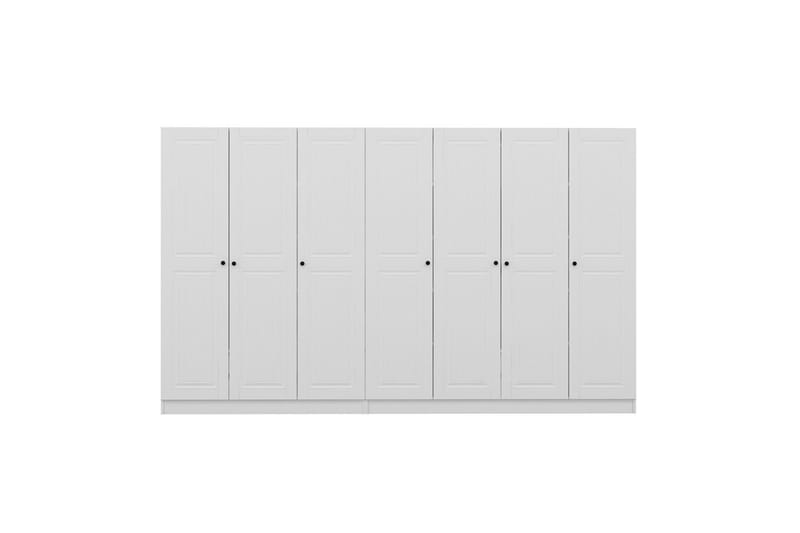 Fruitland Garderob 315 cm - Vit - Förvaring - Klädförvaring - Garderob & garderobssystem