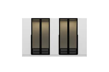 Fruitland Garderob 315 cm - Vit - Förvaring - Klädförvaring - Garderob & garderobssystem