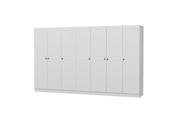 Fruitland Garderob 315 cm - Vit - Förvaring - Klädförvaring - Garderob & garderobssystem