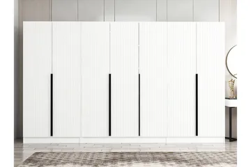Fruitland Garderob 315 cm - Vit - Förvaring - Klädförvaring - Garderob & garderobssystem