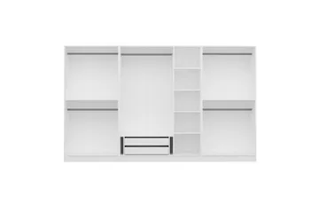 Fruitland Garderob 315 cm - Vit - Förvaring - Klädförvaring - Garderob & garderobssystem