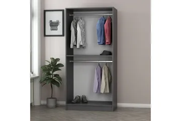 Fruitland Garderob 90 cm - Antracit - Förvaring - Klädförvaring - Garderob & garderobssystem