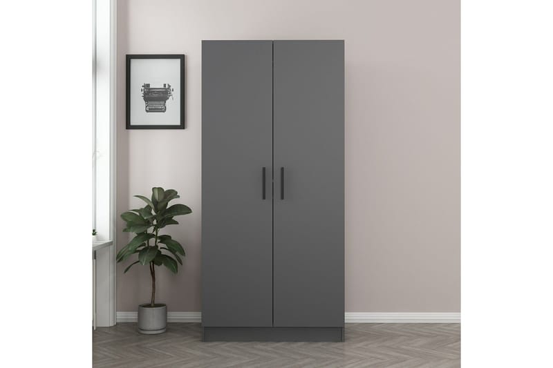 Fruitland Garderob 90 cm - Antracit - Förvaring - Klädförvaring - Garderob & garderobssystem