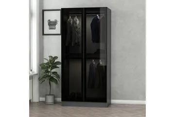 Fruitland Garderob 90 cm - Antracit - Förvaring - Klädförvaring - Garderob & garderobssystem