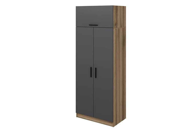 Fruitland Garderob 90 cm - Brun - Förvaring - Klädförvaring - Garderob & garderobssystem